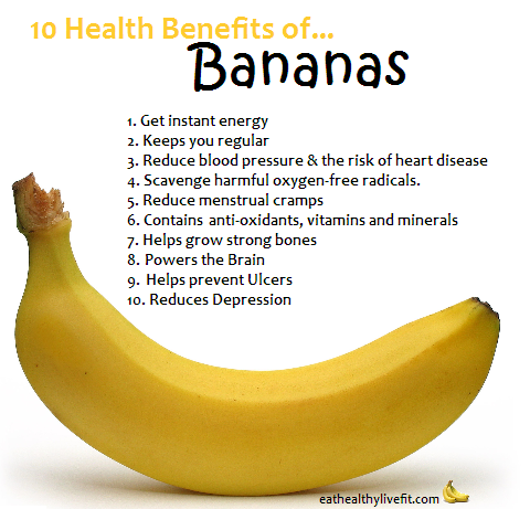 What are some of the health benefits of bananas?